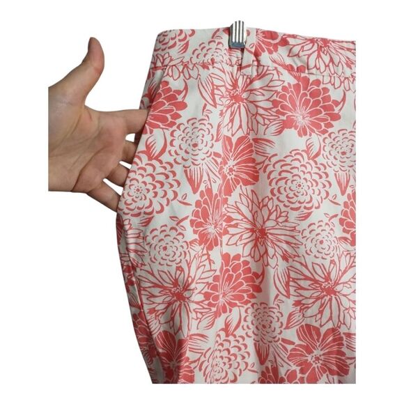 Talbots Woman PlusSize The Perfect Skimmer Floral Cropped Casual Preppy Pant 22W - Picture 3 of 7